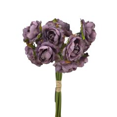 Dekor virág csokor 1 - Lila - 30 cm