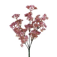 Apró bogyós műzöld csokor - Mályva - 30 cm