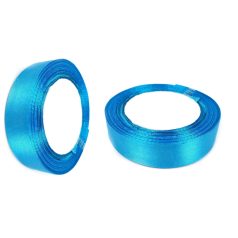 Szatén szalag - Türkiz - 2 cm - 22,8 méter