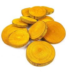 Fa szelet mix - Sárga -  0,28 kg/csomag