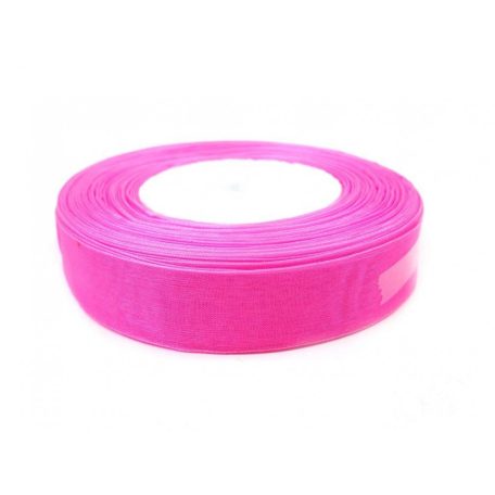 20 mm-es organza szalag - Közép pink