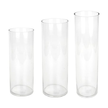 Üveg henger - 20x39,5 cm, 20x49,5 cm, 20x59,5 cm 