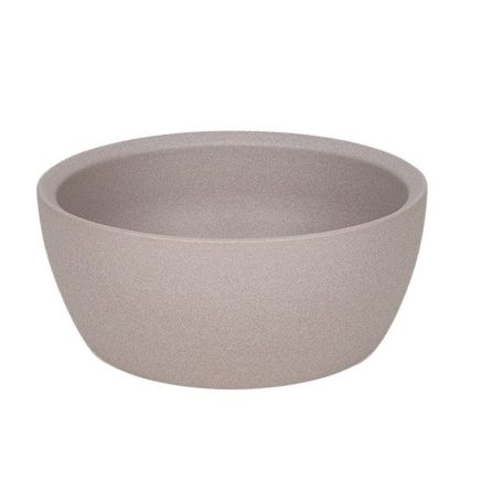 Mina Struktur kerámia tál - Homokszín - 23 cm