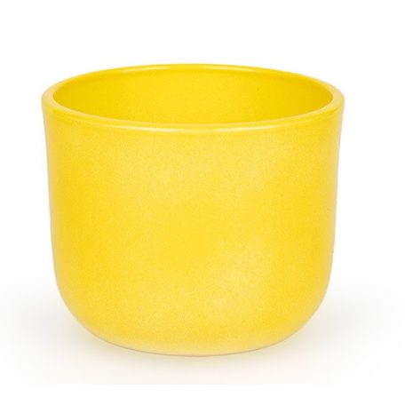 Kerámia kaspó - Ronan - Sárga - 8 cm,12 cm,14 cm, 16 cm, 18 cm