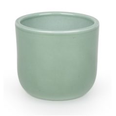   Kerámia kaspó - Ronan - Zöld - 8 cm,12 cm,14 cm, 16 cm, 18 cm