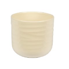 Greer kerámia kaspó - Krém - 12 cm, 14 cm, 16 cm