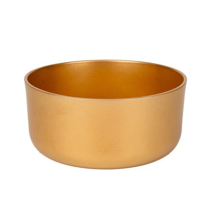 Amos kerámia tál - Arany - 21 cm