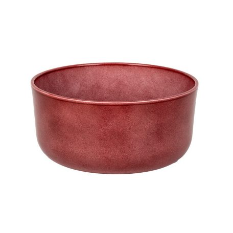 Amos kerámia tál - Bordó - 21 cm