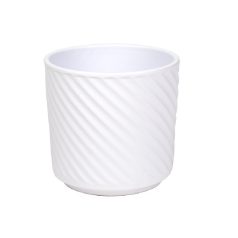 Elsie hengerkaspó -Fehér - 12 cm, 13 cm, 14 cm, 16 cm