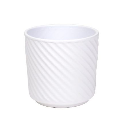 Elsie hengerkaspó -Fehér - 12 cm, 13 cm, 14 cm, 16 cm