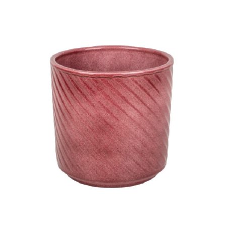 Elsie hengerkaspó - Fényes bordó - 12 cm, 13 cm, 14 cm, 16 cm