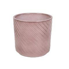 Elsie hengerkaspó - Fényes melange - 13 cm