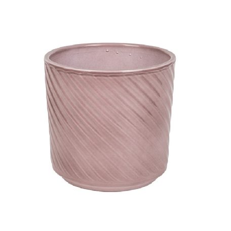 Elsie hengerkaspó - Fényes melange - 13 cm