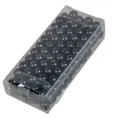 Dekor gyöngy - 10 mm - Fekete - 85 gr/csomag