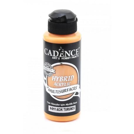 Cadence Hybrid akrilfesték - világos narancssárga - 120ml - H-011