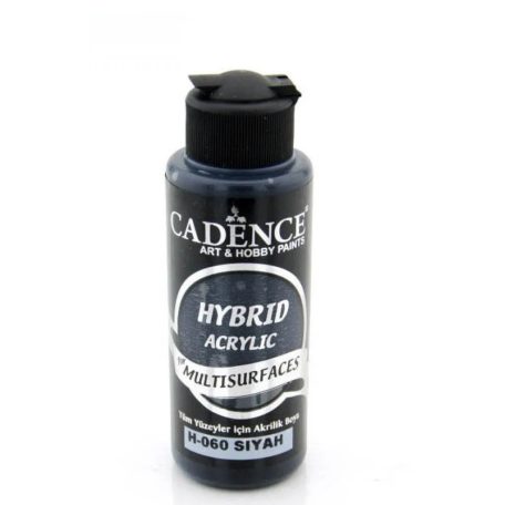 Cadence Hybrid akrilfesték - fekete - 120ml - H-060