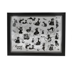  Carmani Öltálca - Fekete macskás - 30,5x40,5 cm 