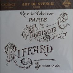 Cadence stencil - 25x25 cm - HDM-36