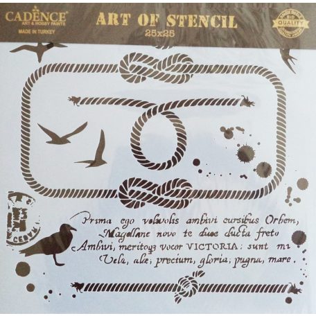 Cadence stencil - 25x25 cm - HDM-62