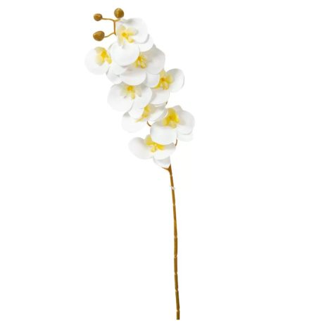 Orchidea szálas gumi - Fehér - 74 cm