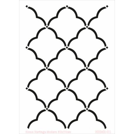 Cadence stencil - 50x70 cm - HHMR-01