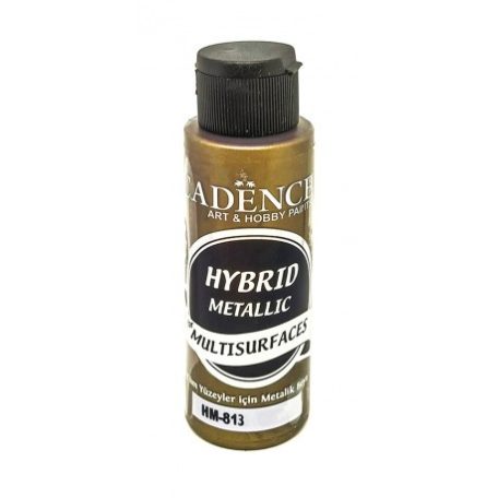Cadence Hybrid metál akrilfesték - Dark Gold - 70 ml - HM-813