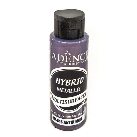 Cadence Hybrid metál akrilfesték - Antique Purple - 70 ml - HM-816