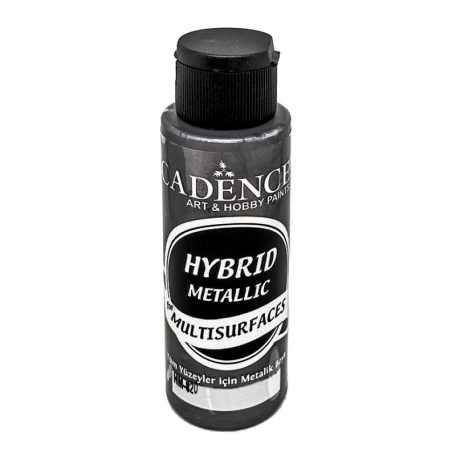 Cadence Hybrid metál akrilfesték - Fekete - 70 ml - HM-820