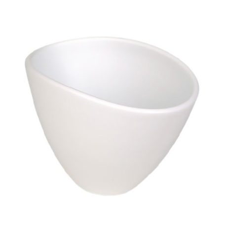 Ovum kerámia kaspó matt fehér - 20 cm, 26 cm