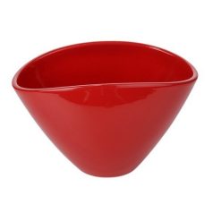 Ovum kerámia kaspó - Piros - 20 cm, 26 cm
