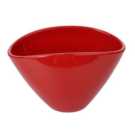 Ovum kerámia kaspó - Piros - 20 cm, 26 cm