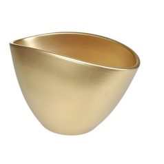 Ovum kerámia kaspó arany - 20 cm, 26 cm