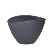 Ovum kerámia kaspó matt - Antracit - 26 cm