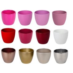  Base kerámia kaspó - több szinben - 7 cm