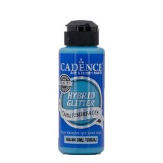 Cadence Hybrid glitter festék - 120 ml - Türkiz - HSG-041