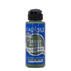   Cadence Hybrid glitter festék - 120 ml - Leaf Green - HSG-051