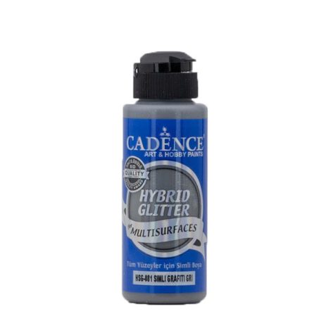 Cadence Hybrid glitter festék - 120 ml - Graffiti Gray - HSG-081