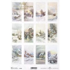 Karácsonyi rizspapír - A4 - 21x29,7 cm - ITD-R1498