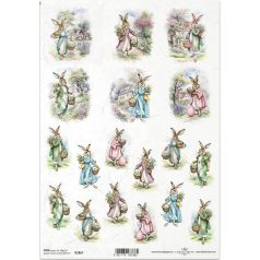 ITD rizspapír - A4 - Húsvét - 21x29,7cm - ITD-R2367