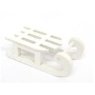  Fa szánkó*2 - Szürke  - 2db/csomag - 6x2,8cm+akasztó