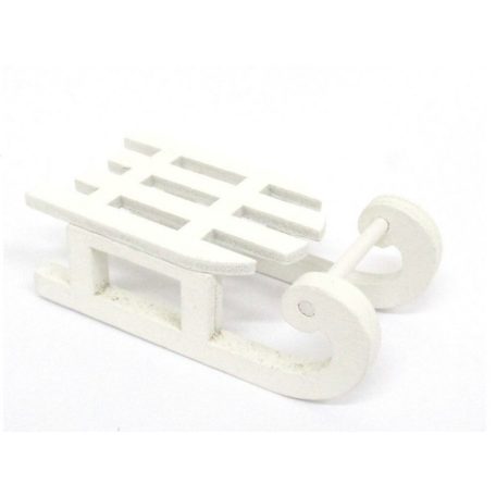  Fa szánkó*2 - Szürke  - 2db/csomag - 6x2,8cm+akasztó