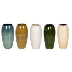 Saxon kerámia váza - 5 színben - 33x80 cm