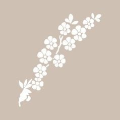 Cadence stencil - 6x20 cm - K-102