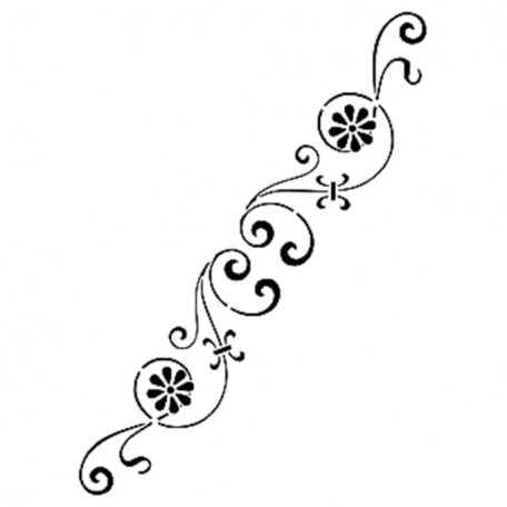 Cadence stencil - 6x20 cm - K-163