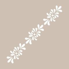 Cadence stencil - 6x20 cm - K-19