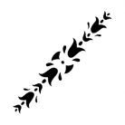 Cadence stencil - 6x20 cm - K-27