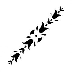 Cadence stencil - 6x20 cm - K-27