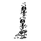 Cadence stencil - 6x20 cm - K-44