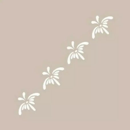 Cadence stencil - 6x20 cm - K-51