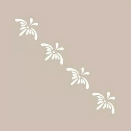 Cadence stencil - 6x20 cm - K-51